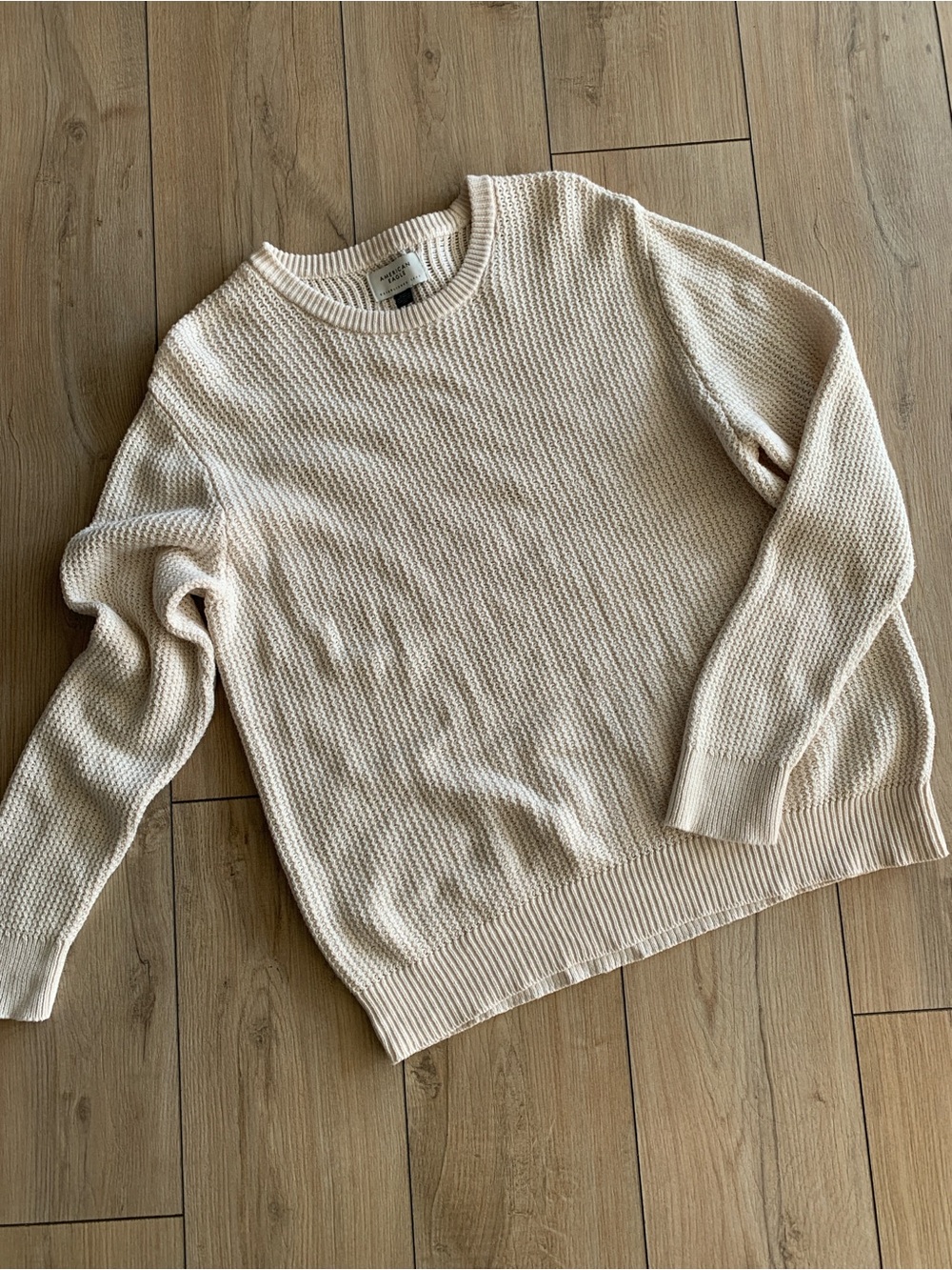 American Eagle Outfitters Knit Crewneck Sweater / unisex 100% coton Coastal vibe